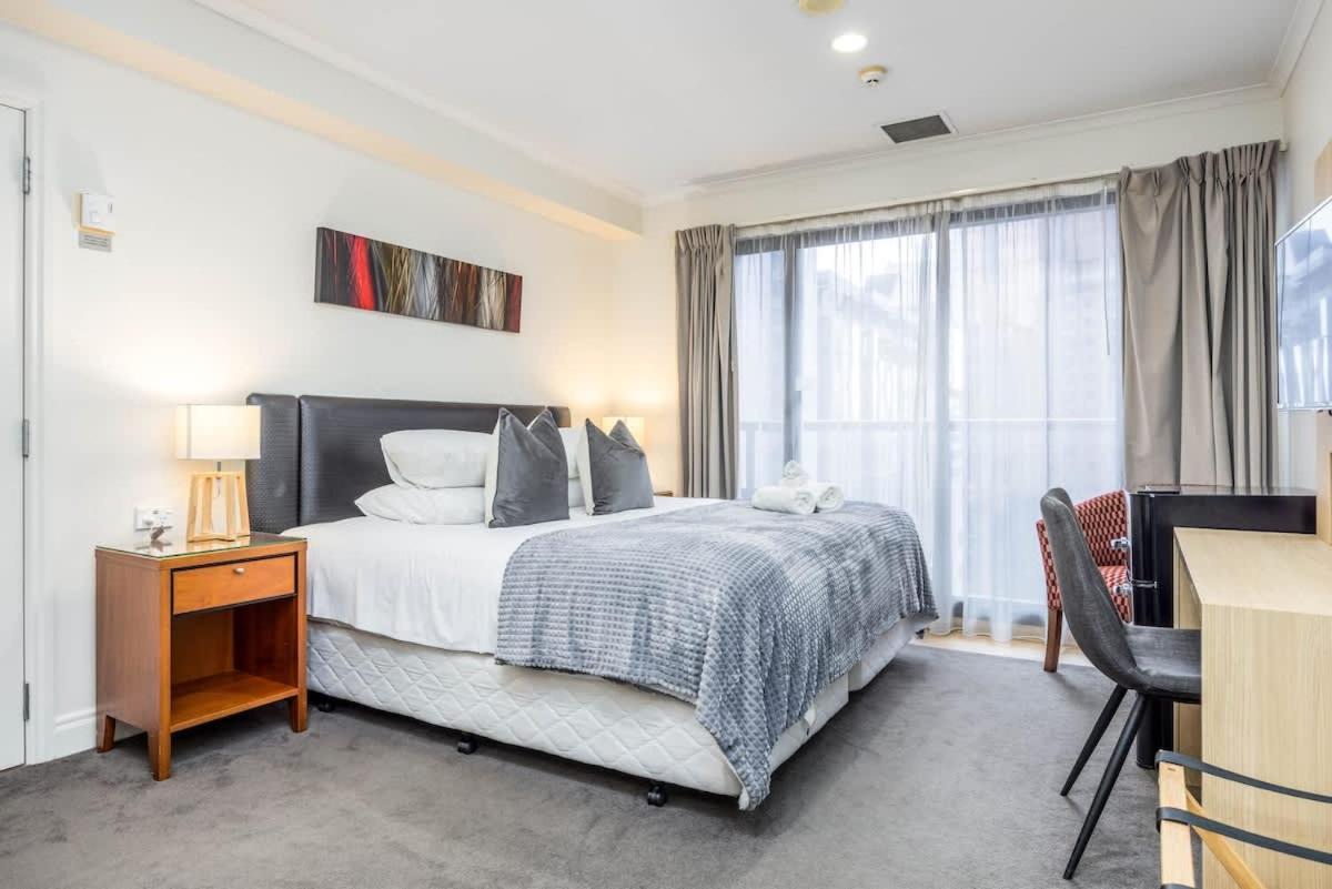 Highrise Studio Apartment W/ Ac, Pool & Gym In Auckland Cbd Ngoại thất bức ảnh