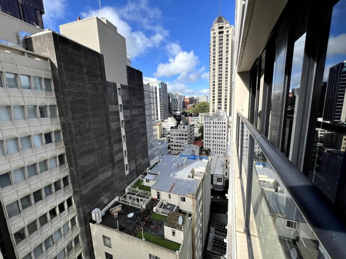 Highrise Studio Apartment W/ Ac, Pool & Gym In Auckland Cbd Ngoại thất bức ảnh